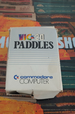 Commodore Vic 20 Paddles Paddle Controllers + OVP classic 8-bit