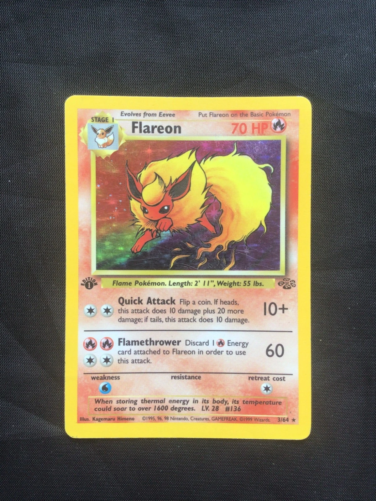 Flareon - Jungle #3 Price & Value ($92.67) | PokeScope