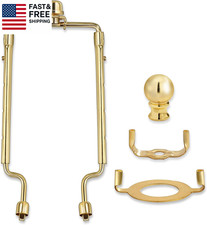 7 8 9 10 Inch Lamp Shade Harp Holder,Gold Lamp Harp Kit,Fit Both Standard Lamp