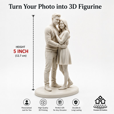 Turn Your Photo Into a 3D Figurine Personalized Couple Gift Statue