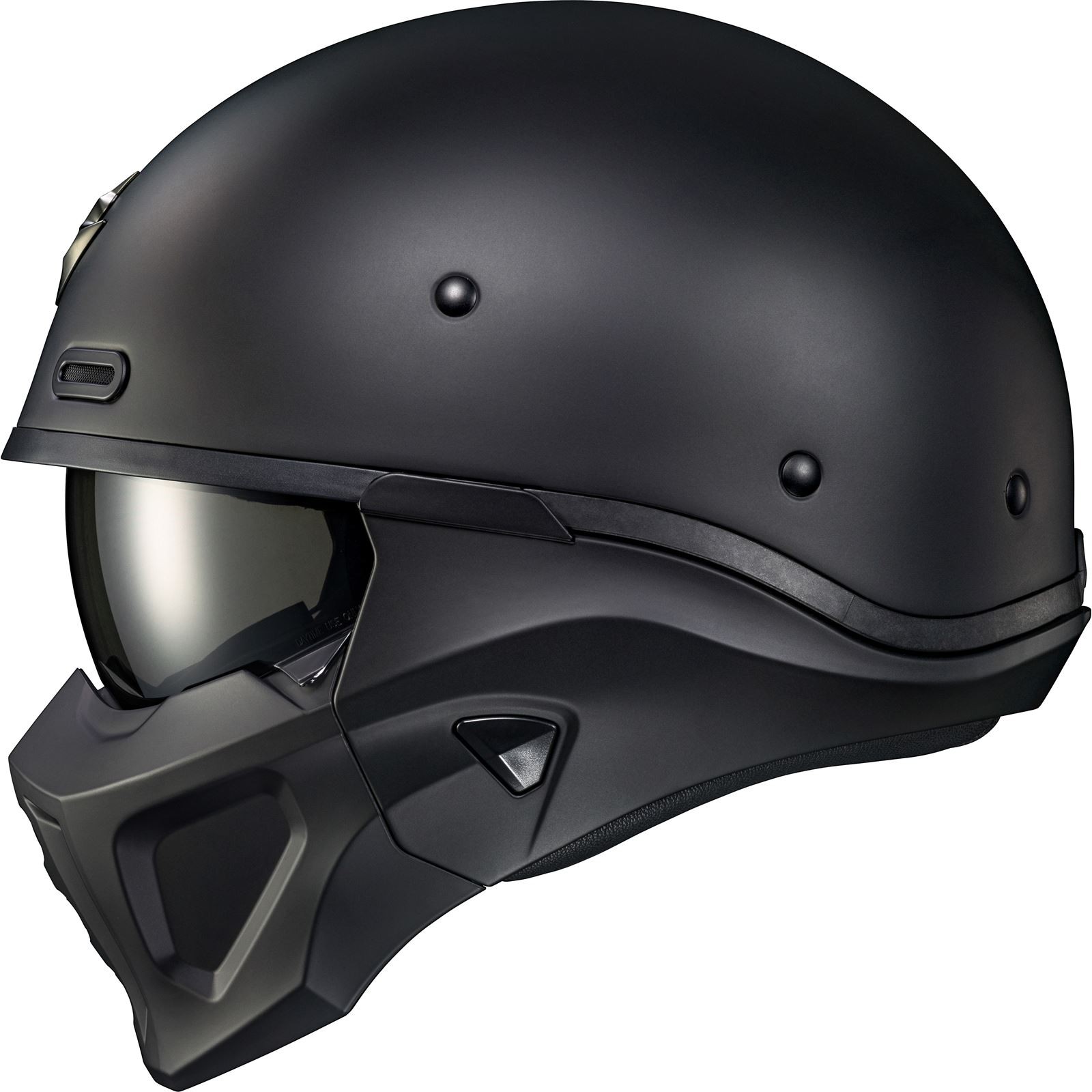 ScorpionEXO Covert X Open-Face Helmet - Matte Black - Medium COX-1604