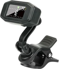 Aroma Guitar Tuner Clip On Rechargeable Easy to Read Simple TFT Screen Good... 