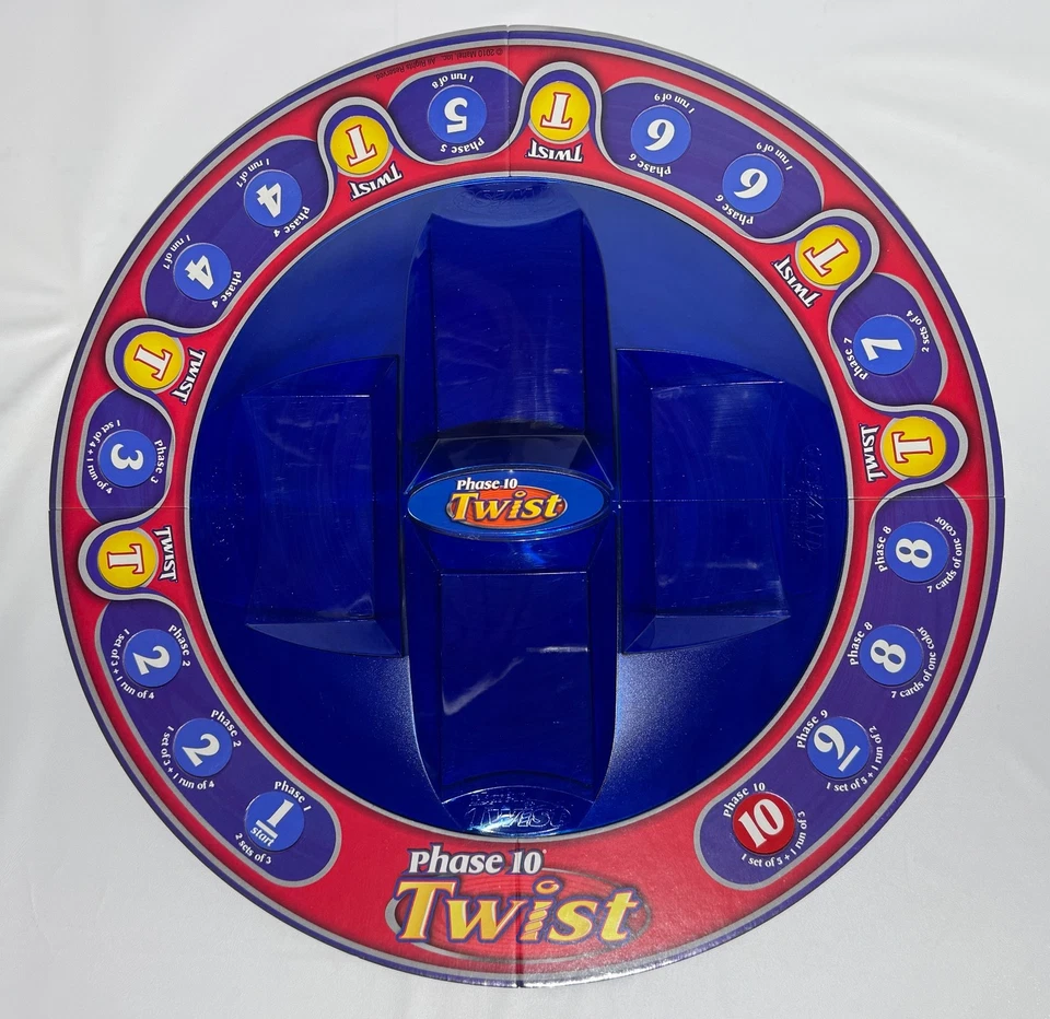 Phase 10 Twist Rummy Card Game Mattel 2010 Complete - Image 2 of 4