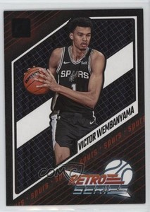 2023-24 Panini Donruss Retro Series Victor Wembanyama #1 Rookie RC