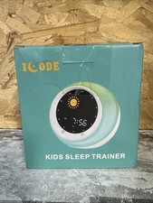 I CODE Kids Sleep Trainer Alarm Clock with Sun  Moon, Sound Model A:300