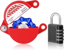 Gate Valve Lockout Device with Coded Lock, Outdoor Faucet Cover for Winter, Outd