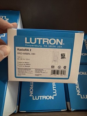 Lutron RRD-W6BRL- WH Keypads (15 Available)