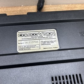ColecoVision Video Game Console with Power Supply Untested with 2 Games