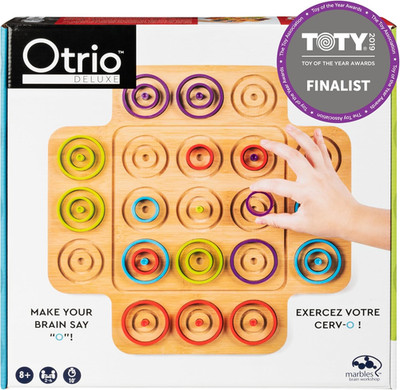 Spin Master Games, Otrio Wood Strategy Game, Interactive Puzzle Game, STEM Activ