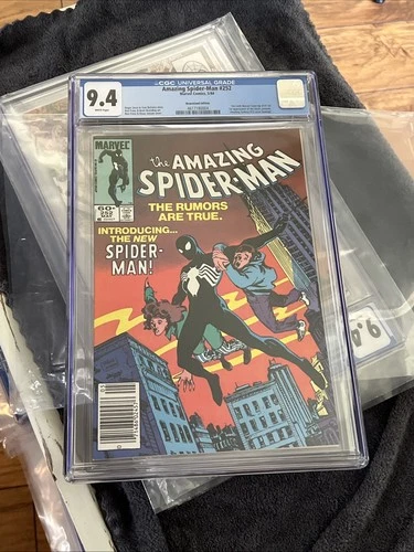 The Amazing Spider-Man #252 Newsstand Variant CGC 9.4 White Pages Secret Wars