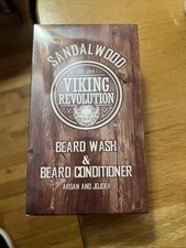 Viking Revolution Beard Wash  Conditioner Sandalwood W/Argan  Jojoba