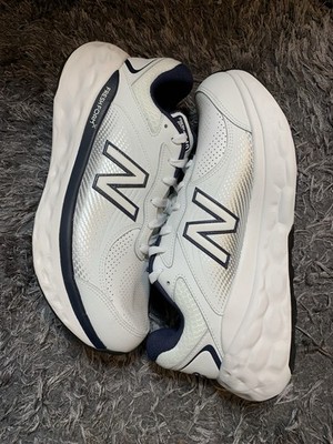 New Balance Fresh Foam X 840F Mens Size 11 EE White Blue Running Shoes Sneakers