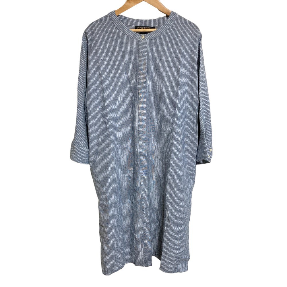 PENDLETON Pendleton Striped Linen Shirt Dress, Si… - image 1