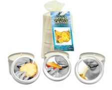 Candle Tropical Trio Mango Margarita, Banana Daiquiri, Pineapple Breeze 2oz, New