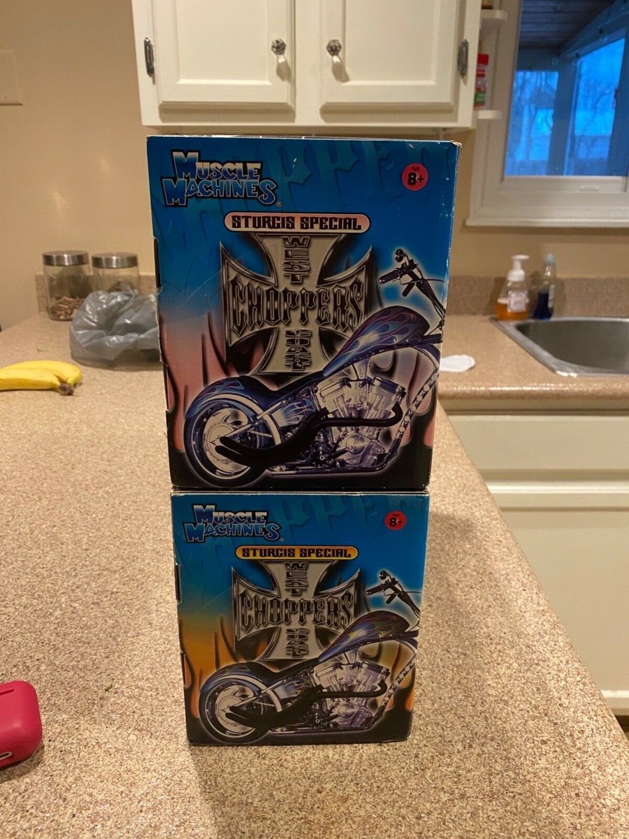 WEST COAST CHOPPERS 1:10スケール バイクモデル West Coast Choppers 1:10 Scale Jesse James, Penny Saved
