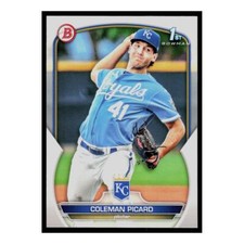 2023 Bowman Draft #BD-161 Coleman Picard Rookie Kansas City Royals Baseball Card