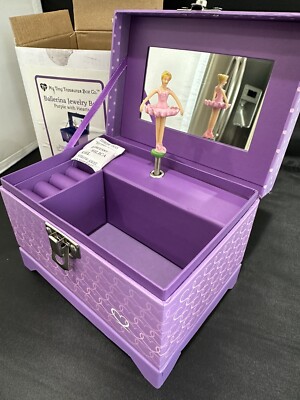 My Tiny Treasures Box Company Purple Ballerina Heart Music NEW IN BOX Beautiful!
