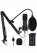   2020 Upgraded  USB Condenser Microphone for Computer, Great for Gaming, Pod
