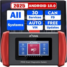XTOOL IP608 Car Full Diagnostic OBD2 Scanner Engine Fault Code Reader Scan Tool