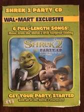 Shrek 2 Party CD with 6 Songs Sung by Shrek Characters 6 Bonus Karaoke Tracks