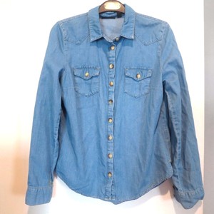 topshop denim top