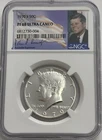 1970 S NGC PF68 Ultra Cameo Silver Proof Kennedy Half Dollar White Coin JFK 50c
