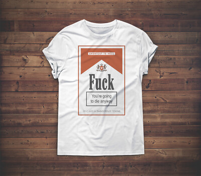 Smoking T-shirt Cigarette Tobacco Smoke Funny Cigar Pipe Vape Unisex Gift  Tee | eBay.de