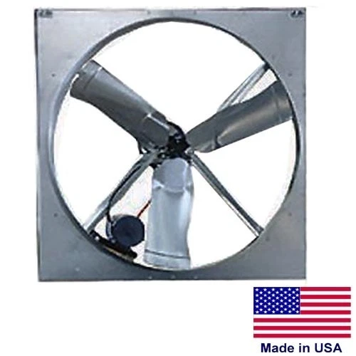 36" Exhaust Fan - Direct Drive - 14,800 CFM - 1/2 HP - 115/230V - 1 Ph - Panel