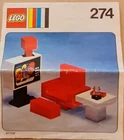 Lego # 274 Lounge Set - Vintage 1970's