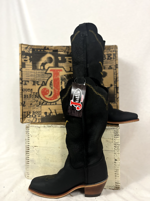 Justin x Yellowstone Square Toe Cowboy Boots - Ms. Dutton Heeled