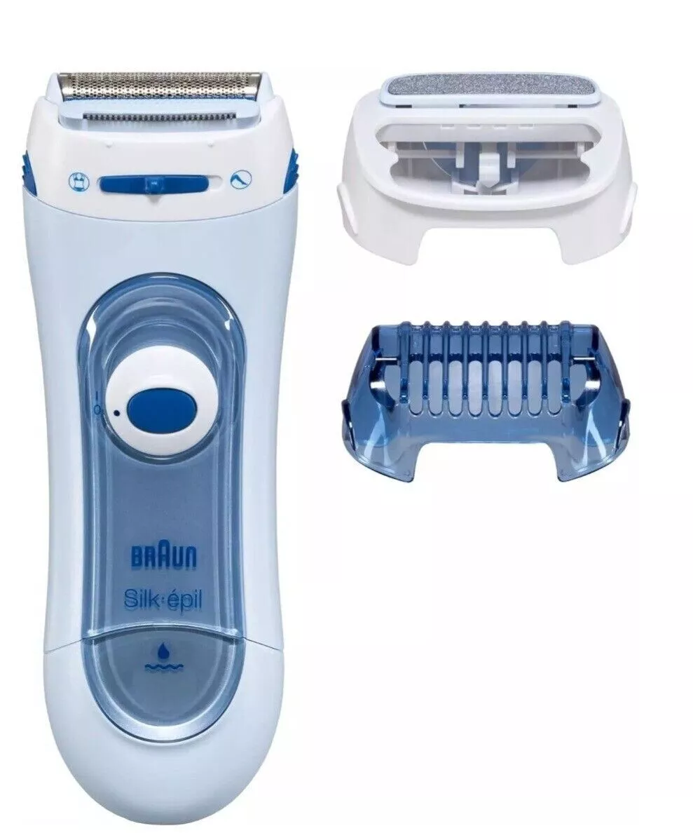 Braun Silk-épil Wet & Dry Battery Operated Electric Shaver - Blue (LS5160)