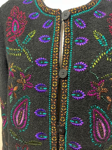 Chaqueta Blazer Linea By Louis Dell'Olio Mujer Mediana Lana Boucle Mediana Nueva con Etiquetas - Imagen 3 de 8