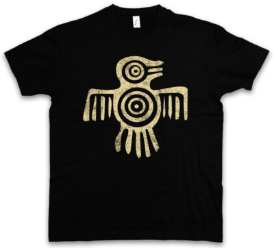 AZTEC BIRD II T-SHIRT Indians Indian Sign Culture Civilization Mayans Religion