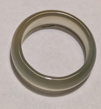 Acrylic Band #1, Ring Size 7.5, Color; Light Green