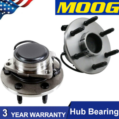 MOOG 2WD Front Wheel Bearing Hub fit Silverado 1500 Avalanche Tahoe Sierra 2Pack