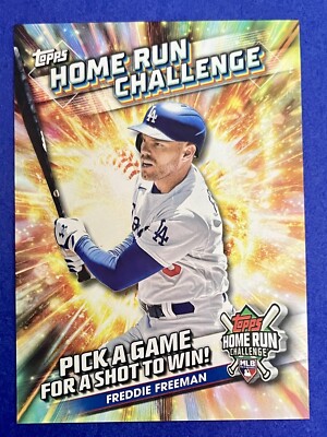Freddie Freeman 2024 Topps Series 2 HOME RUN CHALLENGE CODE Card