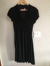 Evan Picone Black Knit Dress Size 10