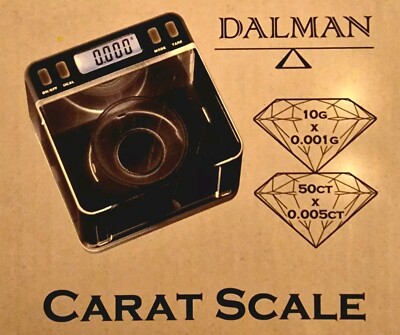 Digitale Karat Waage 0,001 g Präzision Schmuck Edelstein Gold Waage - Neu