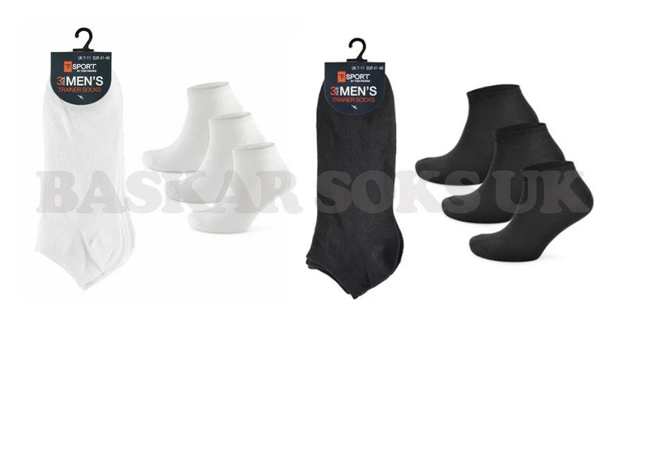 TOM FRANKS 12 Pairs Premium Ankle Socks Mens, Super Soft Sports Mens Socks 7-11 UK