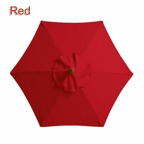 Patio Umbrella Canopy Top Cover Waterproof Replacement Fabric Cloth 6 Ribs 8 Rib - Picture 8 of 14