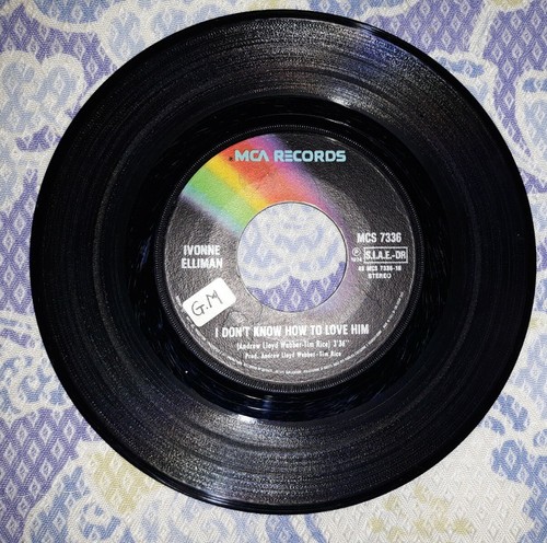 45 IVONNE ELLIMAN LARRY MARSHALL I don't know how to Love him J.Christ Superstar - Foto 3 di 4