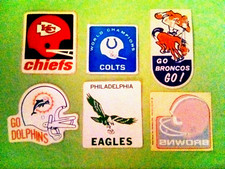 Vintagel NFL  Football Team Stickers