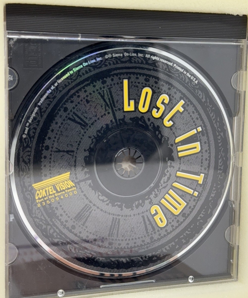 Lost in Time PC (CD-ROM, Coktel Vision) Classic Adventure Game