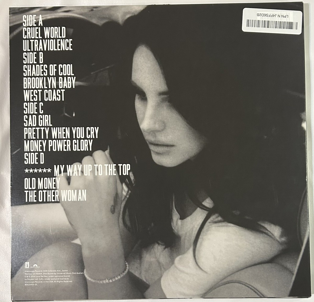 Lana Del Rey Ultraviolence [VERY GOOD Vinyl LP] Explicit