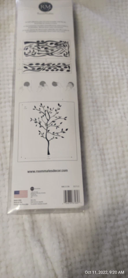 RAMAS DE ÁRBOL FAMILIAR NEGRO Mural Pegatinas de Pared Decoración de Habitación Calcomanías de Vinilo NUEVO EE. UU. Foto 4 de 4