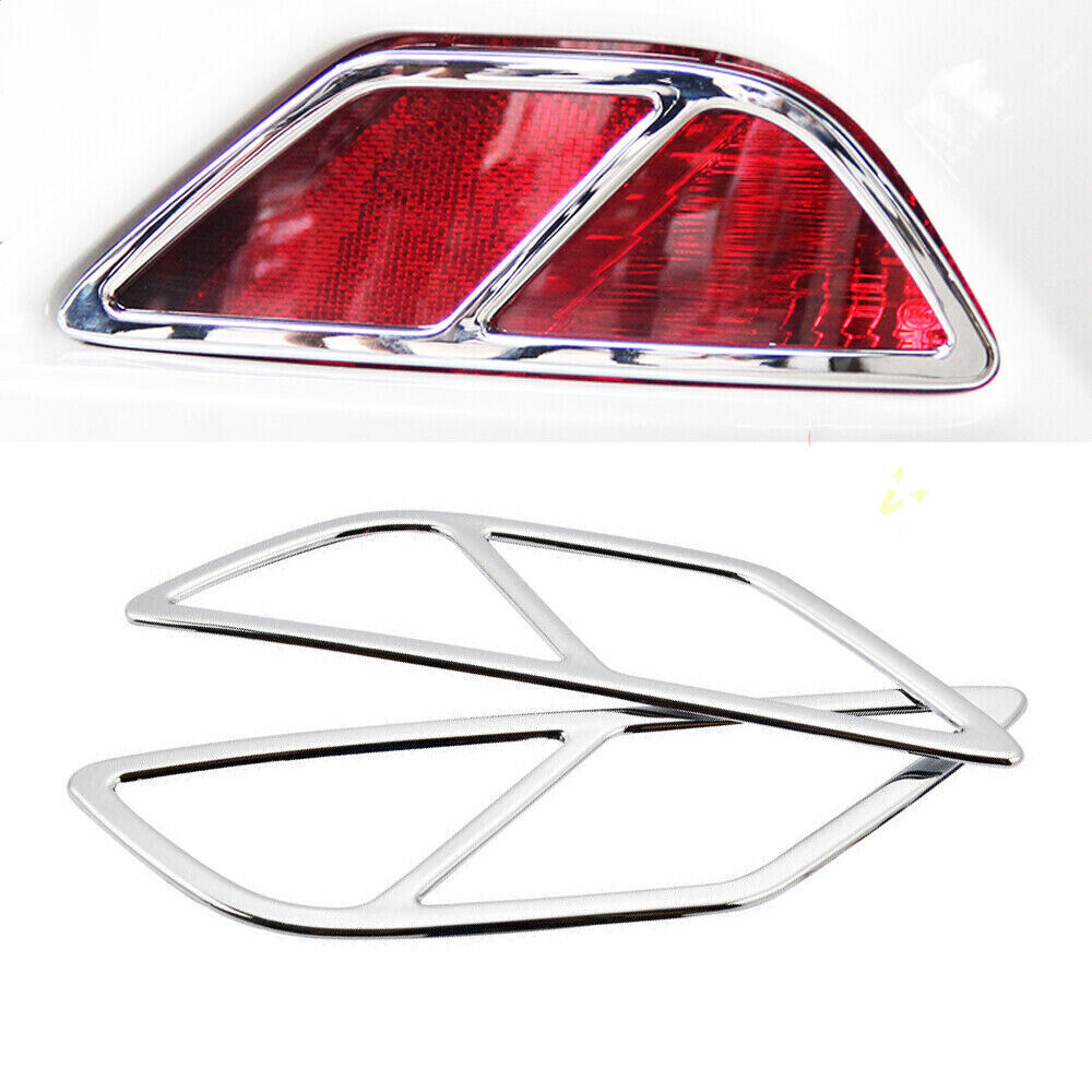 2016-2018 Toyota RAV4 Chrome Rear Bumper Fog Light Cover Trim
