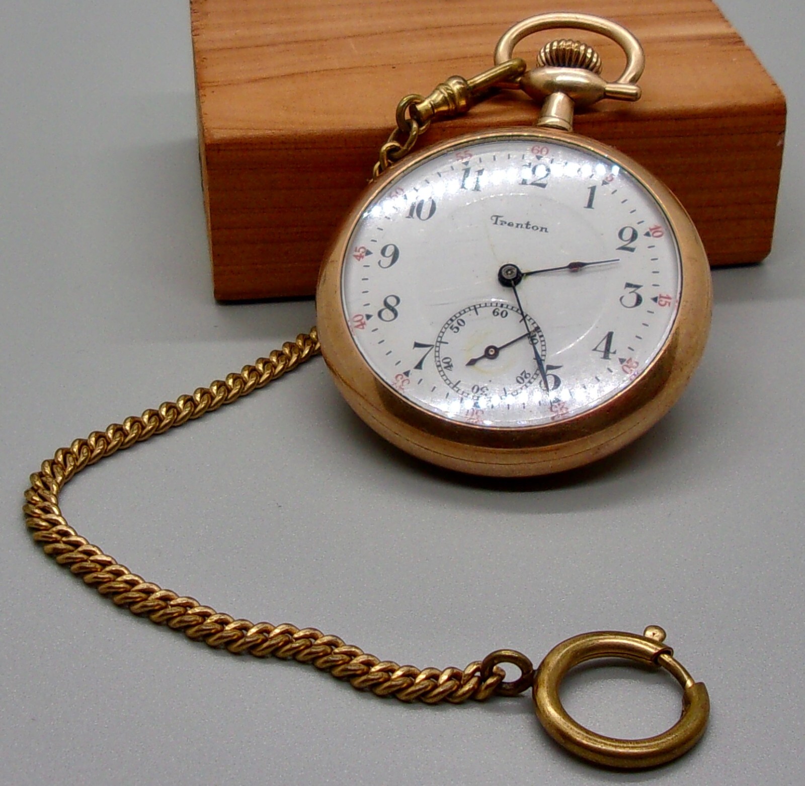 Antique Ingersoll TRENTON pocket watch RUNS eBay