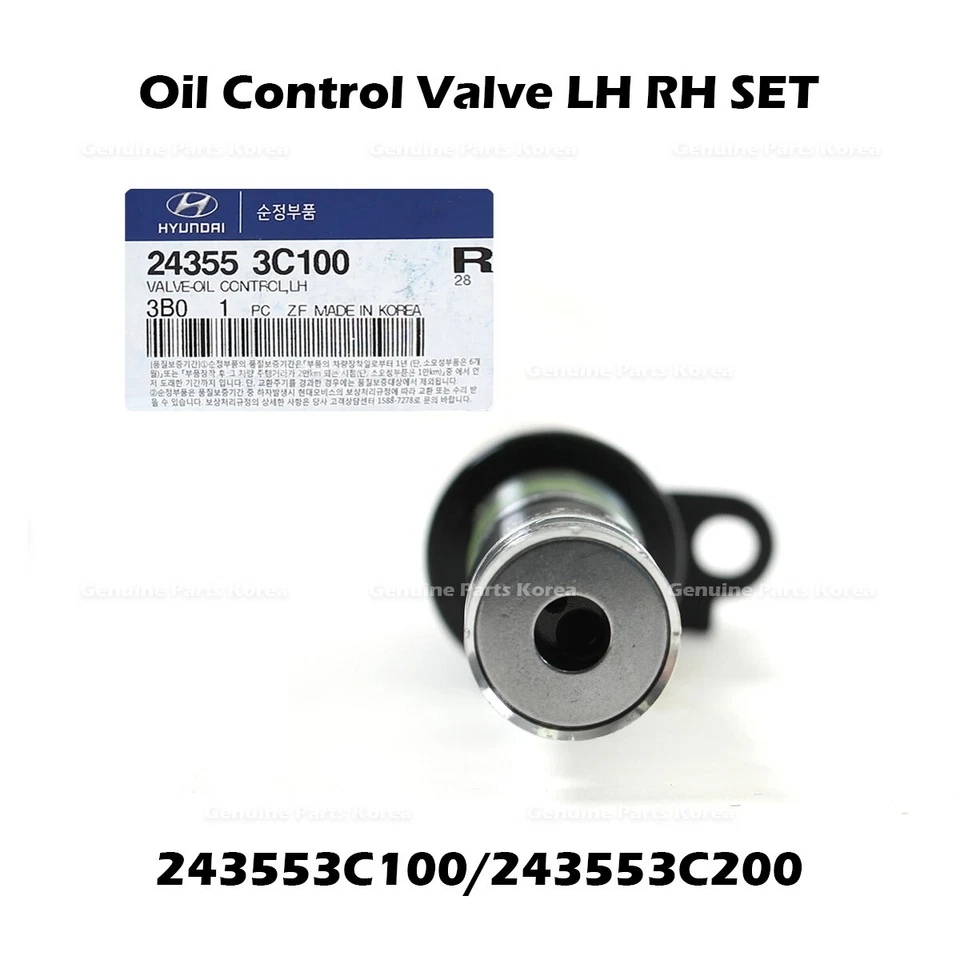 ⭐Genuino⭐ Juego de válvula de control de aceite izquierda derecha para Hyundai Azera Entourage Kia Amanti Foto 3 de 4