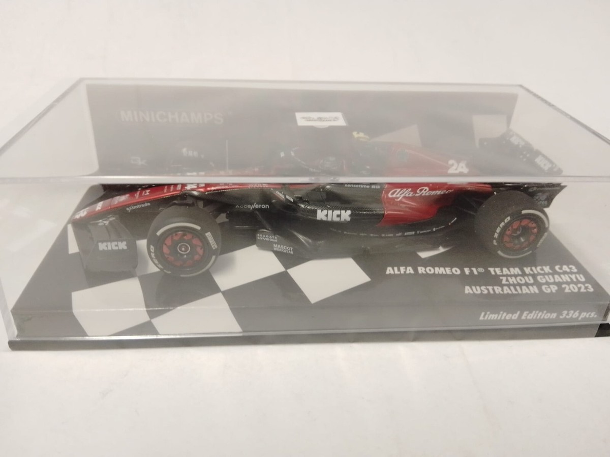 SOLIDO 1/18 - ALFA-ROMEO C43 - AUSTRALIAN GP 2023 (G. ZHOU) S1811102