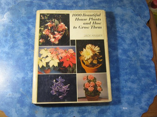 VTG 1000 BEAUTIFUL HOUSE PLANTS AND HOW TO GROW THEM Jack Kramer HCDJ 1969 VGC